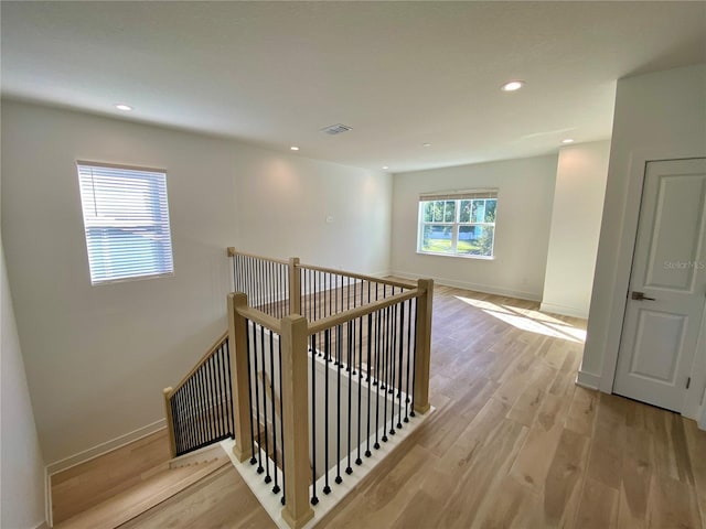 interior space featuring hardwood / wood-style flooring