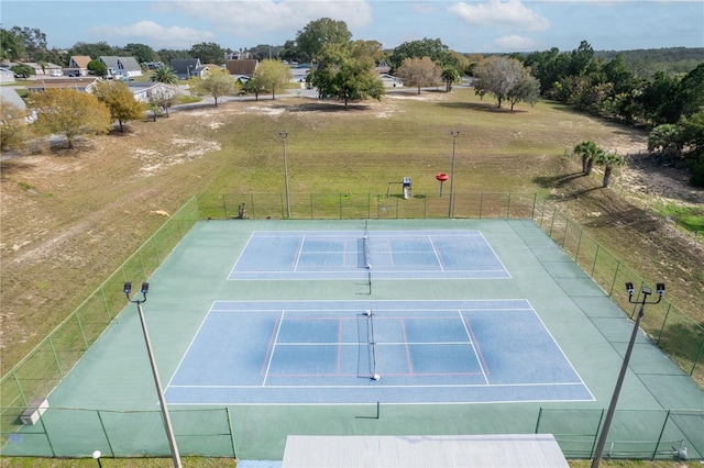 view of sport court