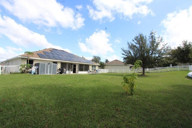 1545 Blue Sky Blvd, Haines City, FL 33844 - view of yard with a sunroom