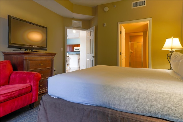 bedroom with ensuite bathroom