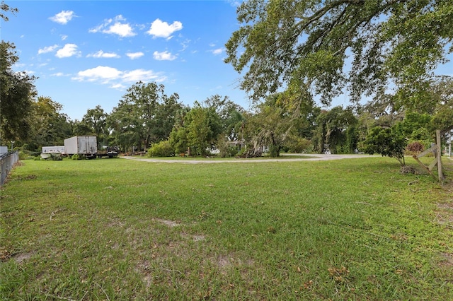 view of yard