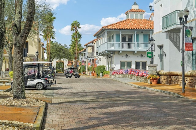 view of road