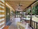 view of patio with ceiling fan