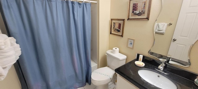 115 Canna Dr, Davenport, FL 33897 - bathroom featuring vanity and shower / bathtub combination with curtain