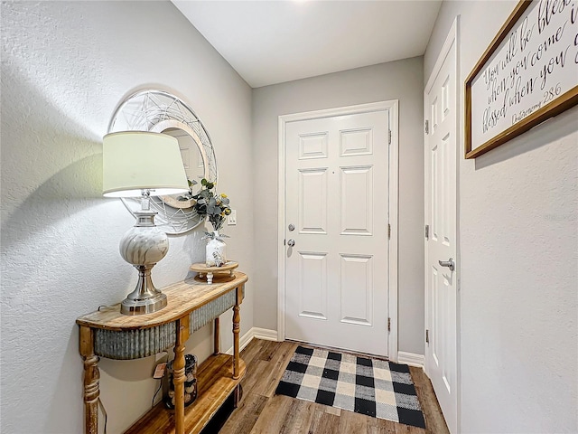 interior space featuring hardwood / wood-style flooring