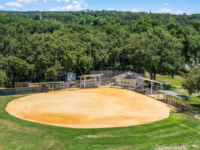 surrounding community featuring an outdoor structure