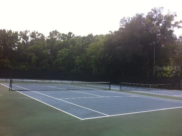 view of tennis court