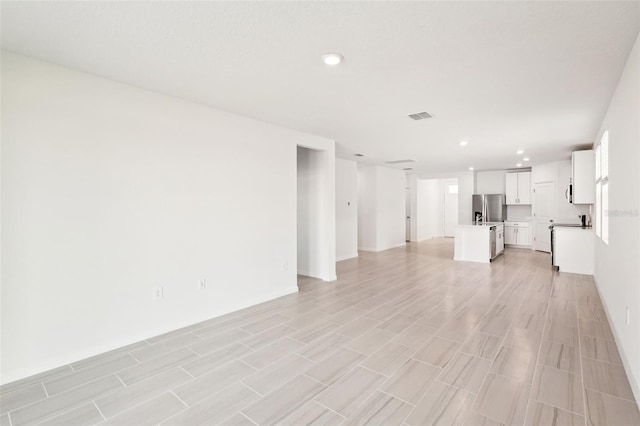 view of unfurnished living room