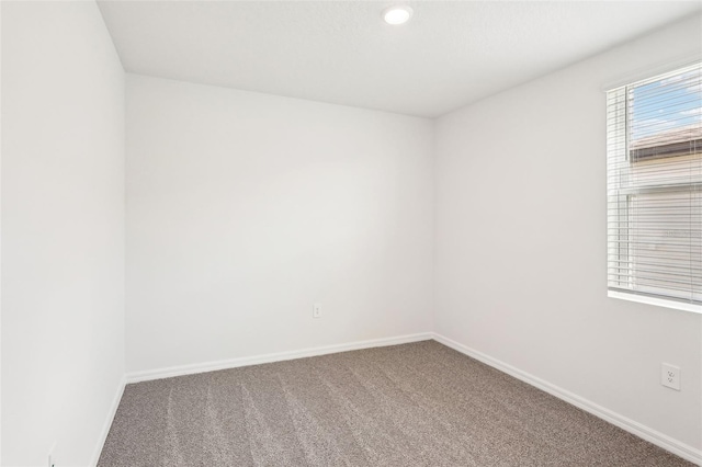 unfurnished room with carpet