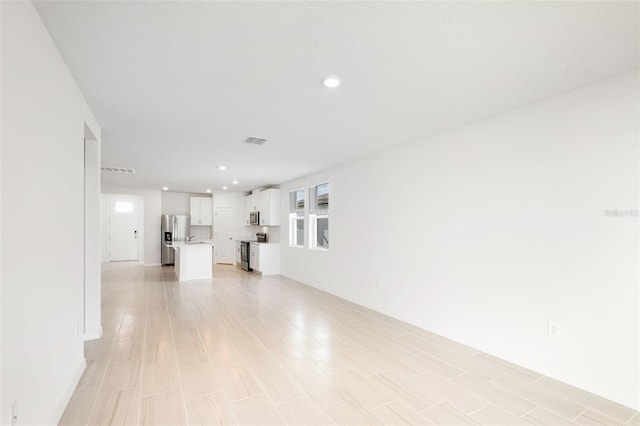 view of unfurnished living room