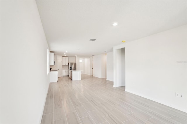 view of unfurnished living room