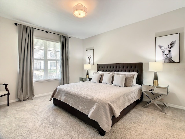 bedroom featuring carpet floors