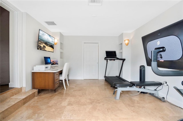 view of workout room