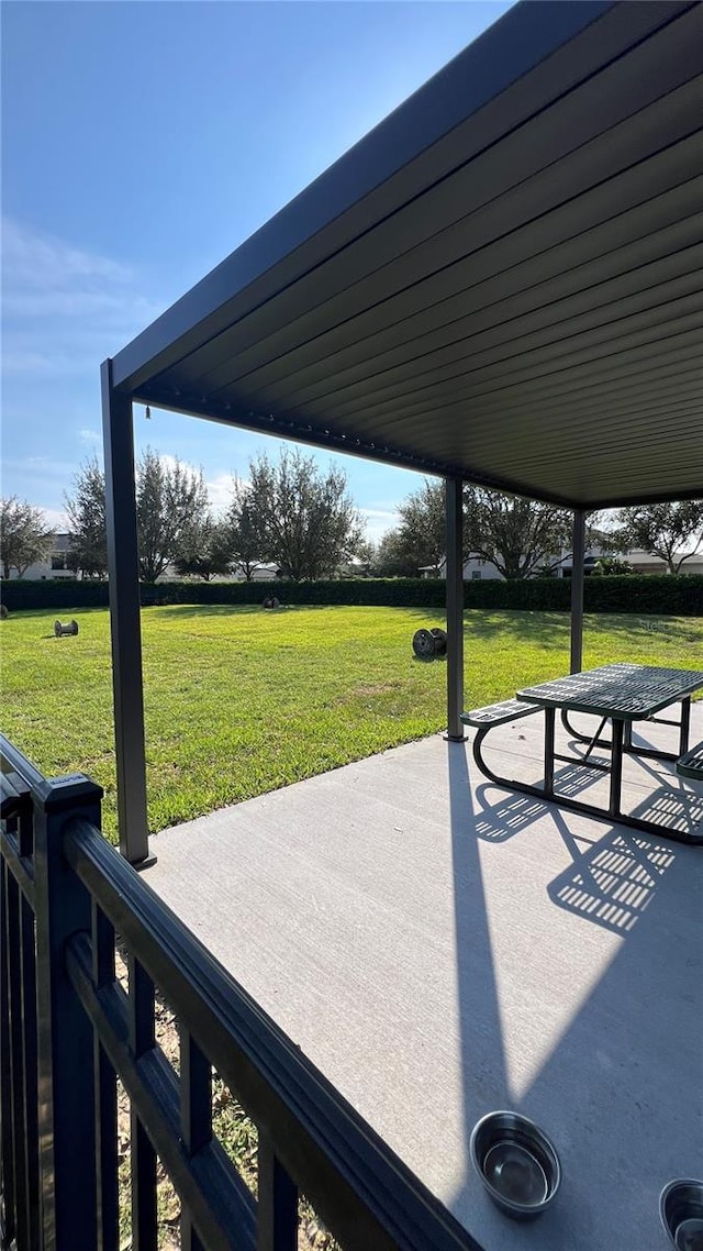 view of patio