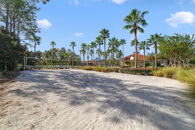 view of property's community with volleyball court