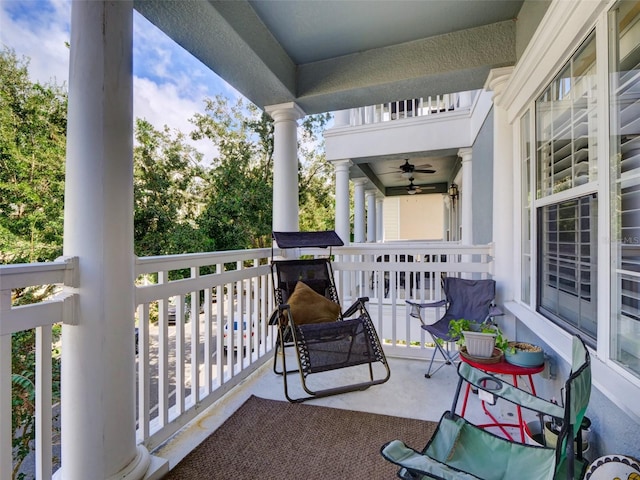 535 Crimson Ln, Winter Springs, FL 32708 - balcony featuring a porch