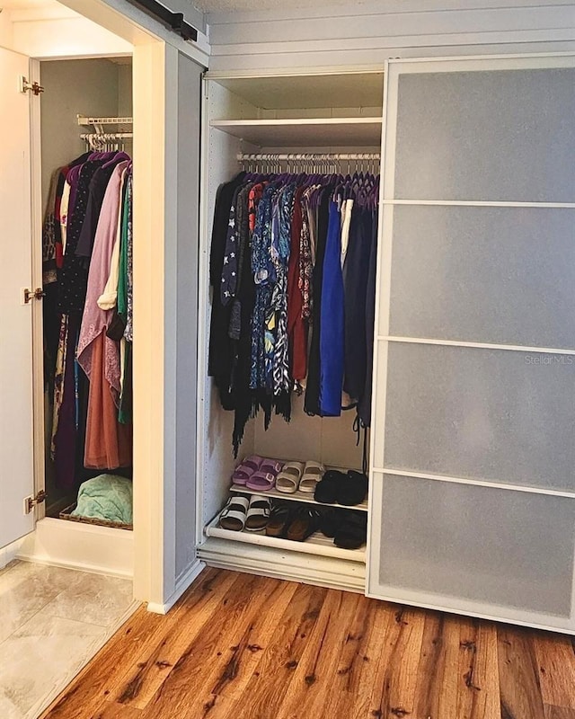 view of closet