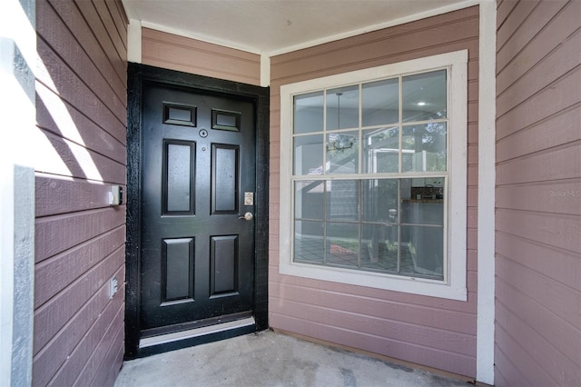 view of entrance to property