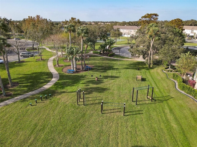 3623 Weatherfield Dr, Kissimmee, FL 34746 - view of home's community with a lawn