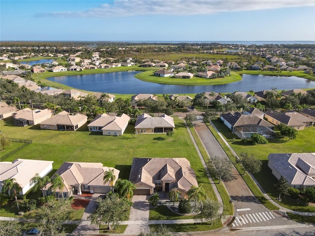 3623 Weatherfield Dr, Kissimmee, FL 34746 - bird's eye view featuring a water view and a residential view
