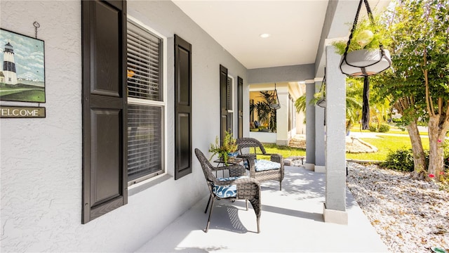 view of patio / terrace featuring a porch