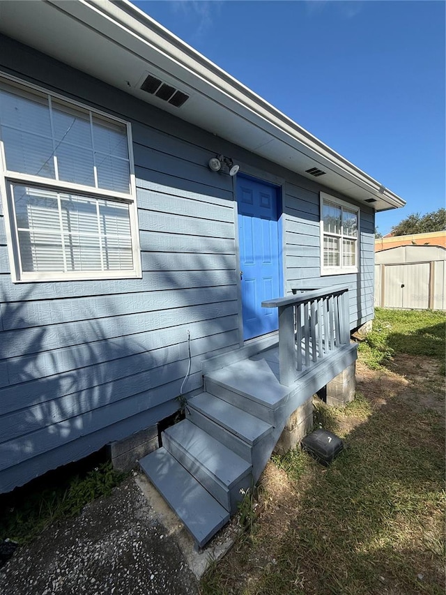 view of property entrance