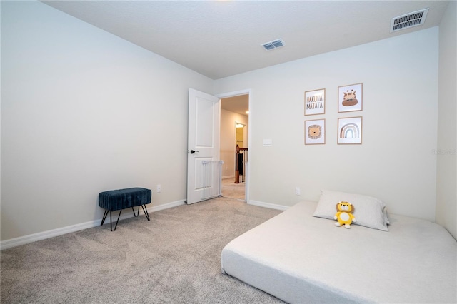 bedroom featuring carpet floors