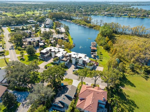 8984 Houston Pl Unit 103, Orlando, FL 32819 - aerial perspective of suburban area with a large body of water