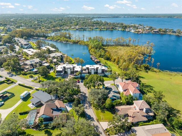 8984 Houston Pl Unit 103, Orlando, FL 32819 - aerial view of residential area with a nearby body of water