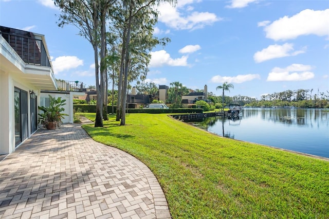 8984 Houston Pl Unit 103, Orlando, FL 32819 - view of grassy yard featuring a water view