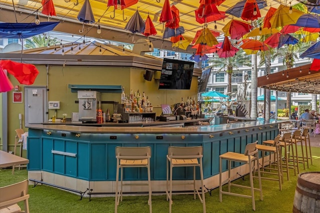 bar with carpet floors