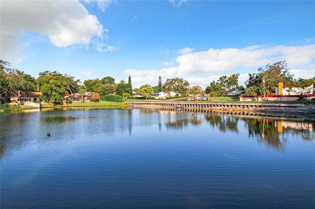 property view of water