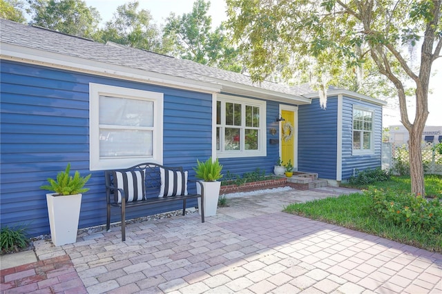 exterior space featuring a patio