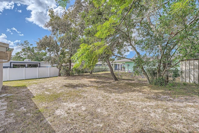 6445 Skyline Ct, Spring Hill, FL 34606 - view of fenced yard