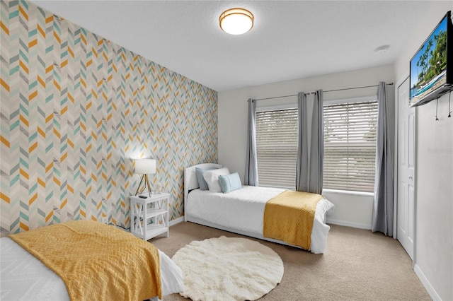 bedroom featuring carpet floors