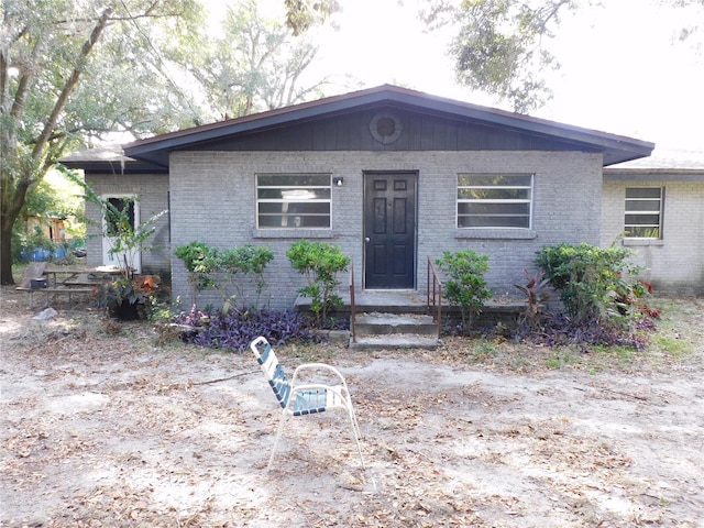 view of ranch-style home