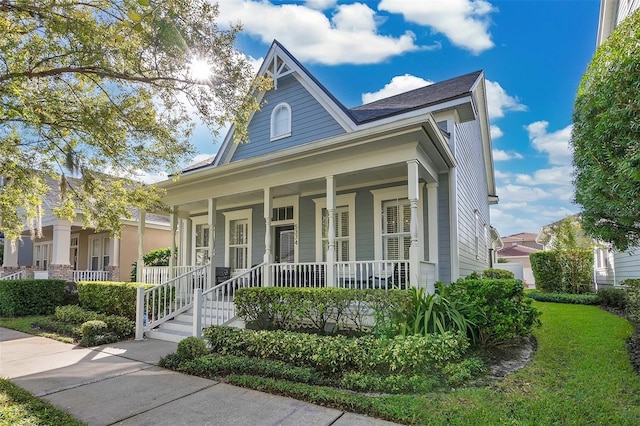 view of front of house with a porch