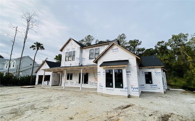 view of property under construction