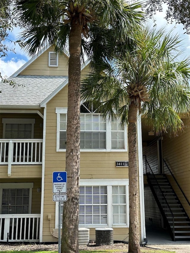 view of property featuring central AC