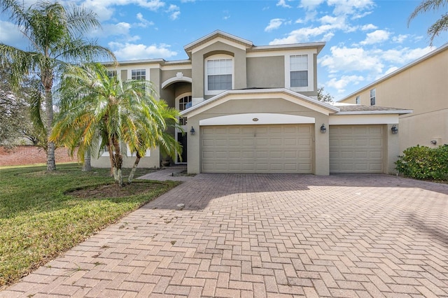 view of front of property with a front yard