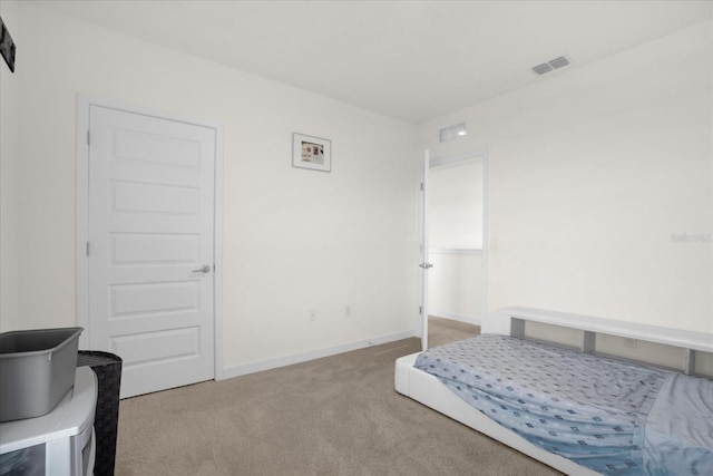 bedroom featuring carpet floors