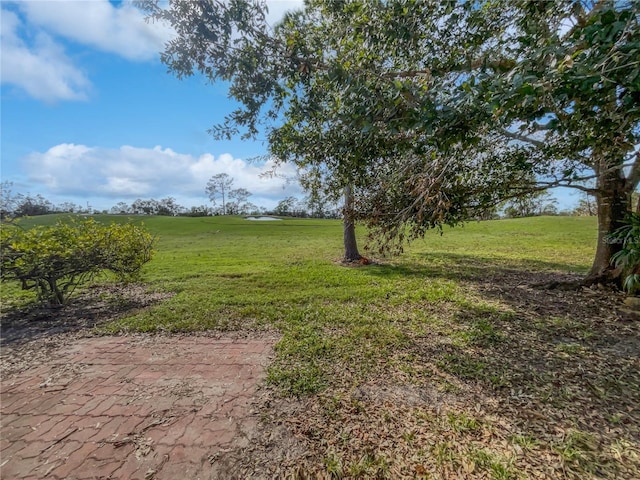 view of yard featuring a rural view