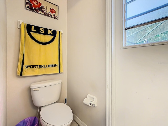 bathroom with toilet