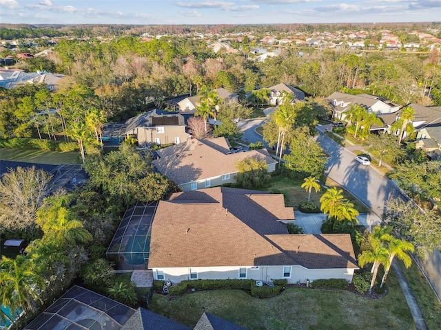 aerial view featuring a residential view