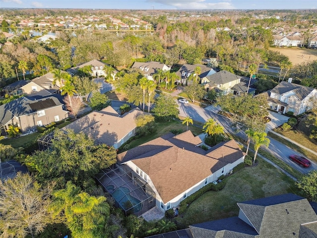 bird's eye view featuring a residential view