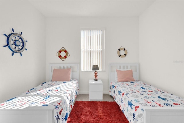 bedroom featuring carpet flooring