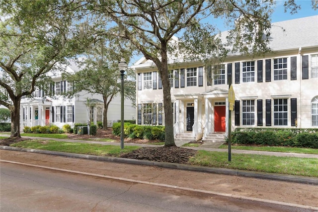 view of colonial inspired home