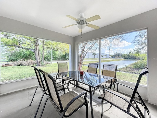 790 Silhouette Ct, Longwood, FL 32750 - sunroom with a water view