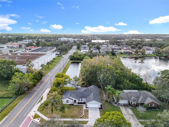 790 Silhouette Ct, Longwood, FL 32750 - aerial view of residential area featuring a large body of water and a tree filled landscape