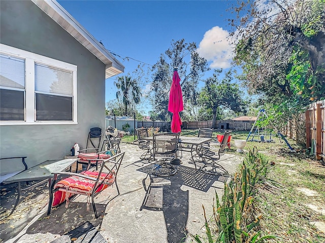 view of patio